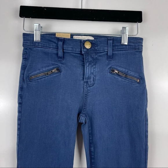 NEW Current/Elliott The Soho Zip Stiletto Cropped Skinny Jeans Low Rise Size 26 - Picture 3 of 10